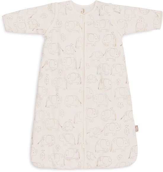 Jollein Slaapzak Baby Met Afritsbare Mouw 110cm - Elephant Tales