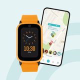 One2track Connect UP oranje | GPS horloge voor kinderen