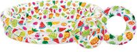 Intex Vrolijke Fruity Pool Set - Opblaaszwembad - Ø 132 x 28 cm - Inclusief Strandbal en Zwemband