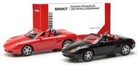 Herpa Porsche Boxster S, Rood & Zwart (Minikit 2 St.)