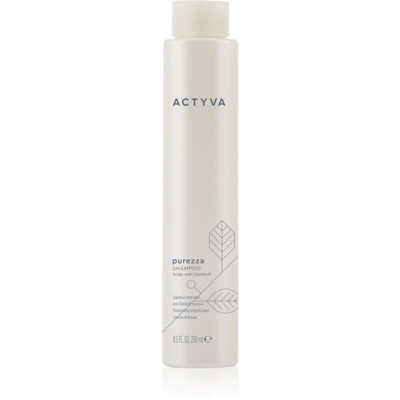 Kemon Group Actyva Shampoo + Conditioner, Purity Antidandruff Shampoo with Exfoliating and Purifying Action (250 ml)