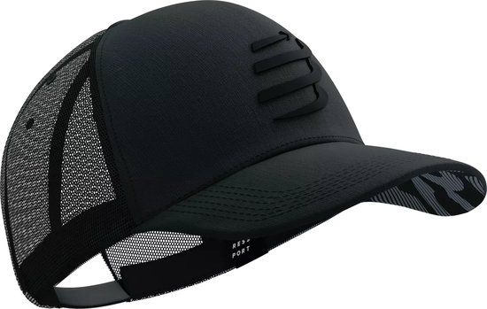 Compressport Trucker Cap - Black/Black Reflective - Unisex - One Size