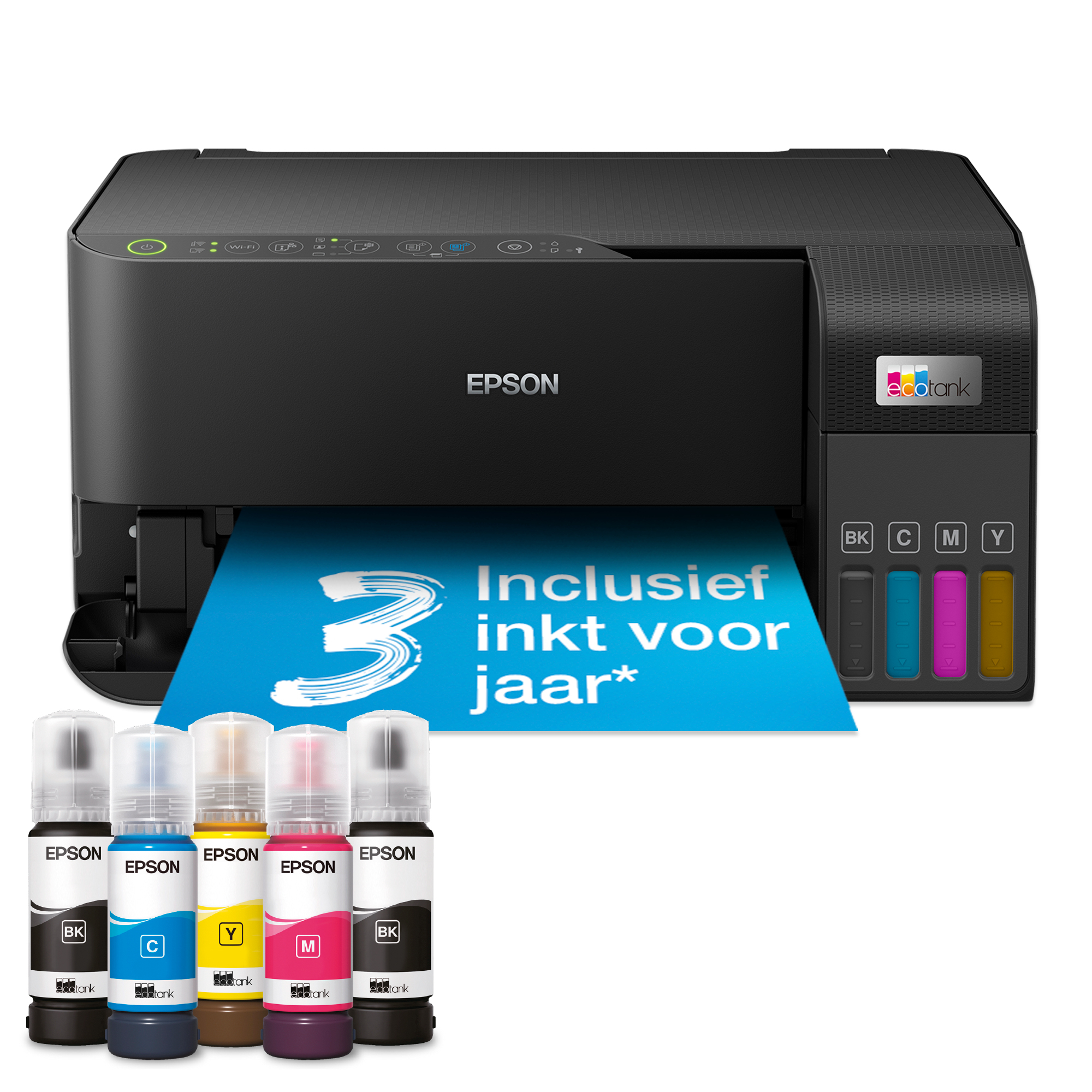 Epson EcoTank ET2830 A4 multifunctionele WiFiprinter met inkttank
