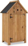 Thuys Luxe Tuinhuis Hout Tuinkist Tuinkasten voor Buiten Tuinberging Compact Design Multifunctioneel Bruin