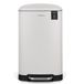 Les Collectors Keukenpedaalafvalemmer RVS nr. 828, 40 L, Wit