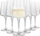 KROSNO | Verres à vin blanc et mousseux | Set de 6 pièces - 400 ml | Élégant, Cristal, Verre sans plomb | Parfait pour la maison, le restaurant et les fêtes | Lavable au lave-vaisselle