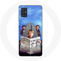 Maniacase Etui voor Samsung Galaxy A71 Home Alone Mommy Ik heb het vliegtuig weer gemist