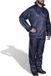 vidaXL Regenpak 2-delig met capuchon (heren / marineblauw / maat L)