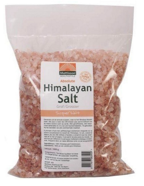 Mattisson HealthStyle Himalayan Keukenzout Grof 1000gr