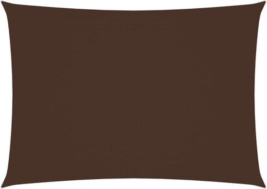 vidaXL Zonnescherm rechthoekig 3x4,5 m oxford stof bruin
