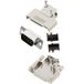 MH Connectors MHD45ZK9-DB9P-K D-sub connecteur mâle 45° Nombre de pôles : 9 Goulot de soudure 1 pièce