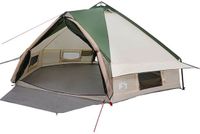 vidaXL Teepee Tent 8-Persoons Groen en Wit