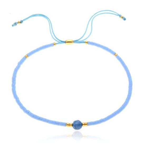 Deja Jewels Deja Armband Miyuki Glas kralen - Blue