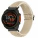 By Qubix Qubix - Elastisch Solo Loop Nylon Bandje - Beige - Geschikt voor Garmin Tactix 8 - 26mm