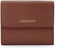 Lazarotti Bologna Leather Wallet With 8 Card Slots Brown