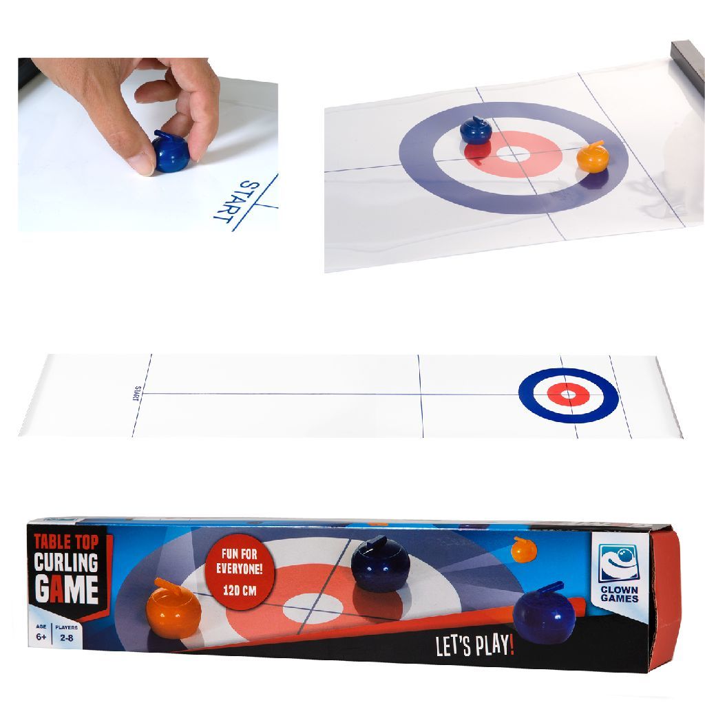 Clown Games Tafel Curling Spel 120cm - Playset - Plastic - 6+ Years