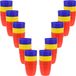 Gobelets et balles accessoire de magicien - Set de 30