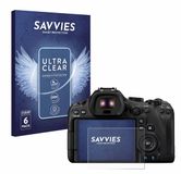 Savvies - Screenprotector voor Canon EOS R6 Mark III - Folie Beschermfolie transparant 6 Stuks