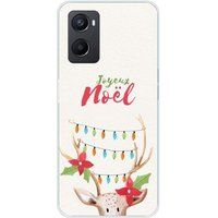 Oppo Beschermende siliconen case compatibel met Oppo A76 lichtgevende rendier