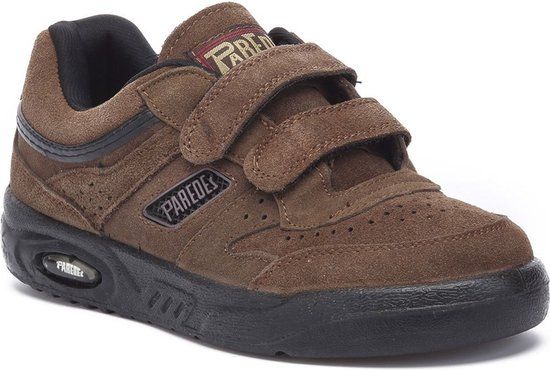 Paredes Ecologico Serraje Velcro Sneakers Bruin | Heren | Maat 42