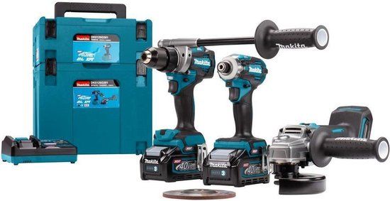 Makita DK0125G301 Accu Combiset XGT 40V Max 4.0Ah - 3-delig - Inclusief Mbox