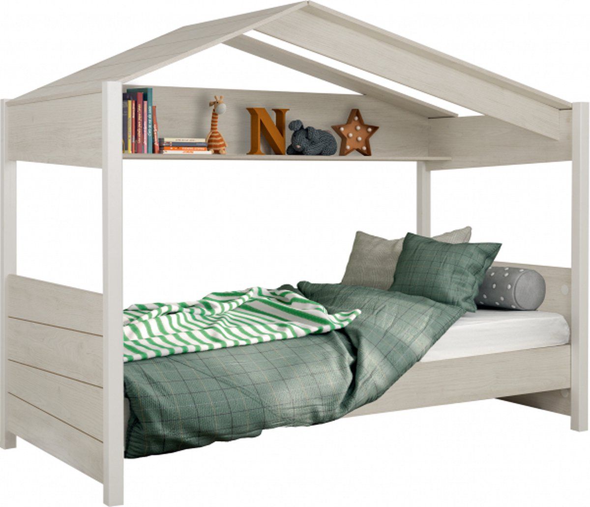 Viking Choice Bedhuisje - kinderbed - 90x200 cm - whitewash