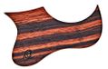 Ortega Guitars OWPTB-EB ebbenhout pickguard voor tenor en bariton-ukelele