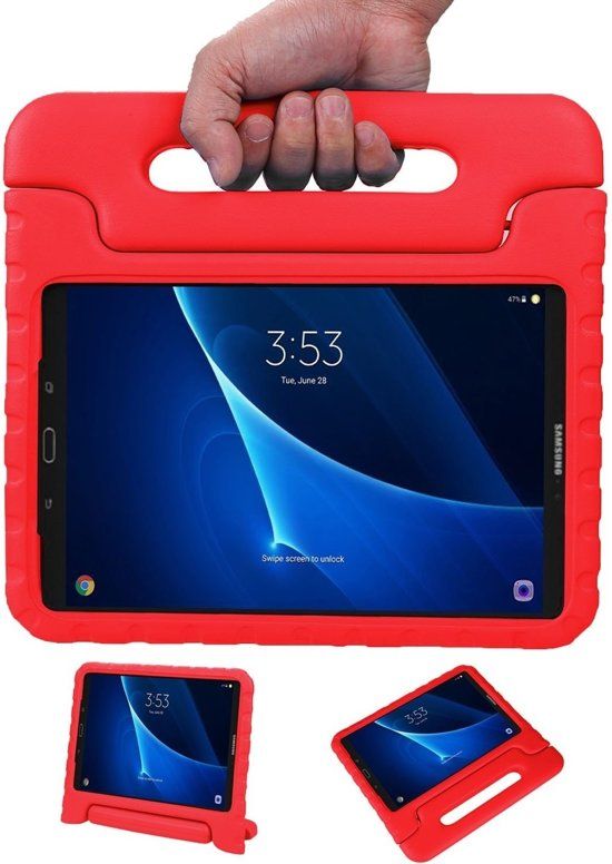BTH Samsung BTH Galaxy Tab A 10.1 (2019) Kids Case Hoes Cover Hoesje - Rood