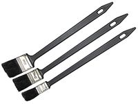Faithfull FAIPBRAD3 Long Reach Angled Radiator Paint Brush Set of Three: 25, 38, 50mm (1, 1.5, 2in) 300mm Long Handle