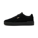 Puma Carina 3.0 SD damestrainers leren schoenen 400721 01 Black-Gold