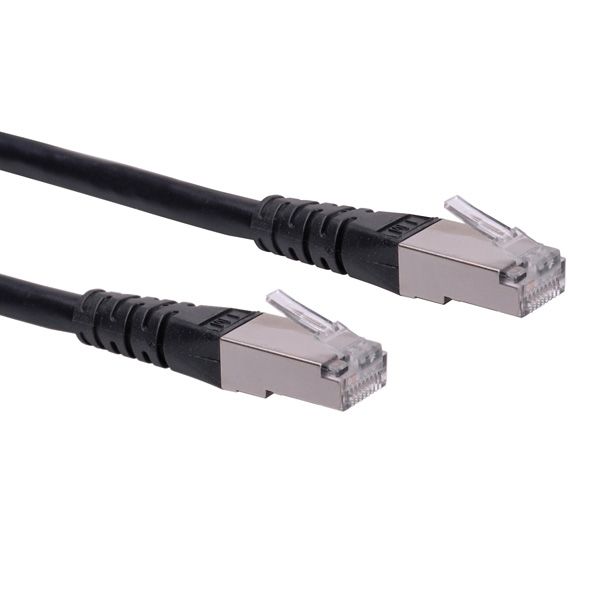 ROLINE S/FTP Patchkabel Cat.6, 15m, zwart