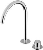 Hotbath Cobber - Wastafelmengkraan - zonder Waste - Hoog - Chroom - Opbouw