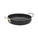 Pentole Agnelli Aluminium inductie omelet pan 5 mm dik, diameter 32 cm.