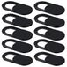 Webcam cover - Schuifje - Zwart - Set van 10 stuks