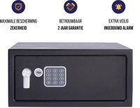 Yale - Elektronische Kluis met Alarm Laptop - YLC/200/DB2 - Standard Protection - Zwart