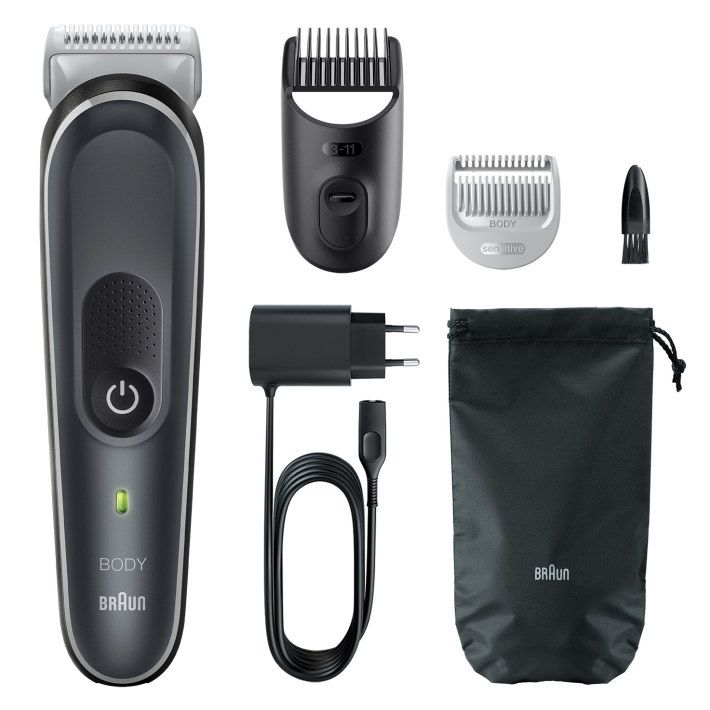 Braun BG5350 Bodygroomer - Zwart/Zilver - Lithium-Ion (Li-Ion) - Nat & Droog