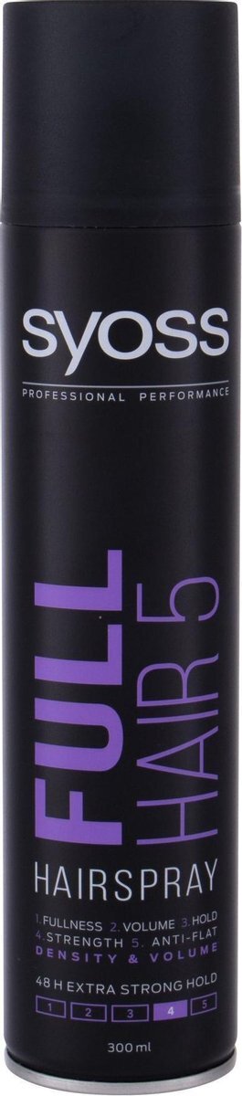 Syoss SYOSS_Full Hair 5 Hairspray lakier do w³osów w sprayu Extra Strong 300ml