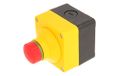 Schlegel 23.001.586 nood-stopknop in de behuizing, schakelpositie-indicator, verlichte blokkeerkraag.