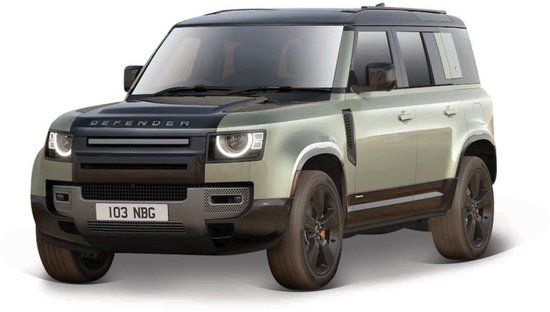 Bburago 1/24 Land Rover Defender - Groen - 4893993211012