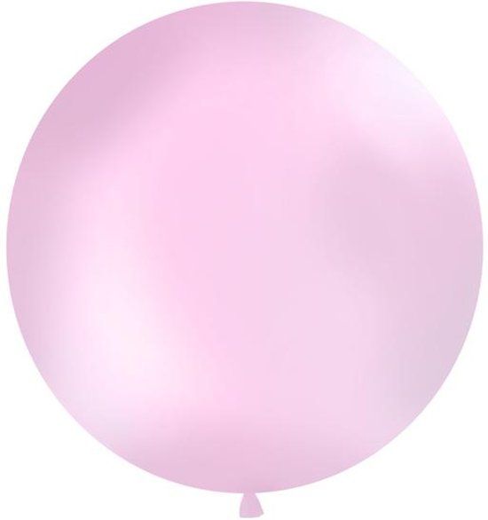 Reuzeballon 1 meter, Pastel roze