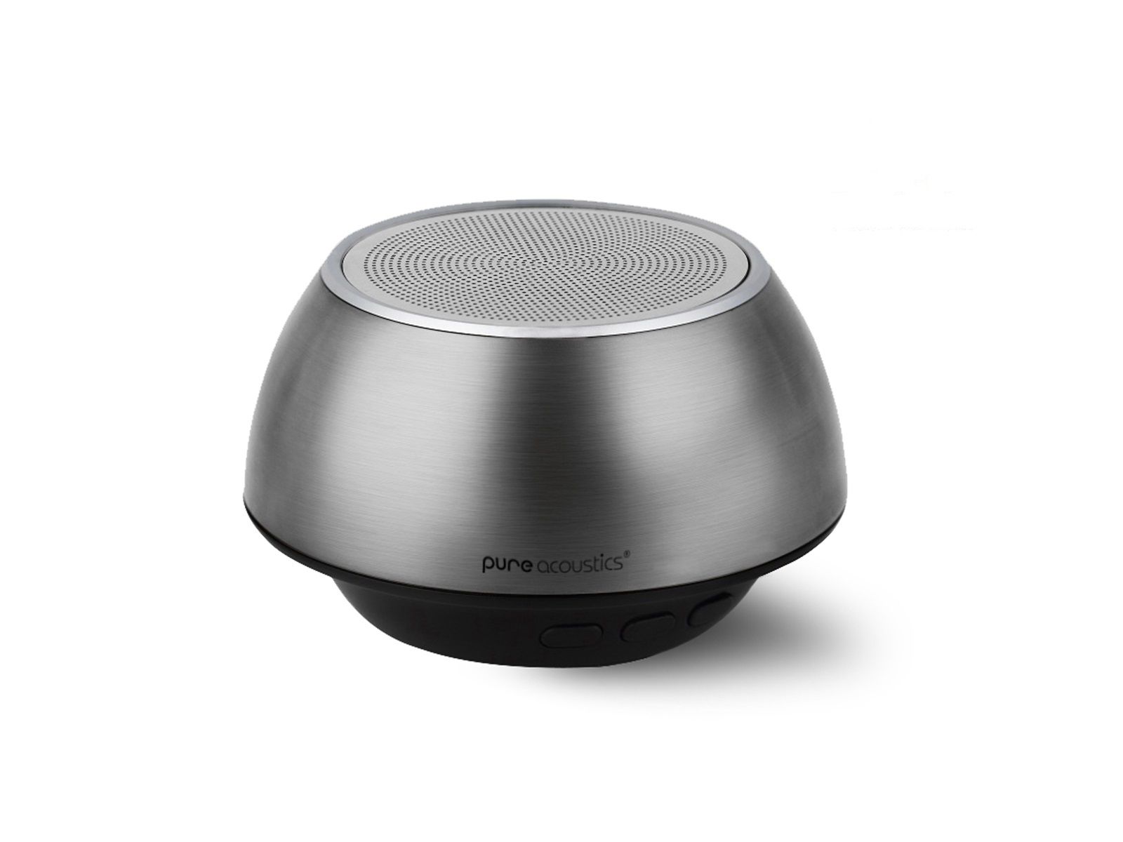Pure Acoustics Satelliet QBT-220 - Bluetooth Speaker met Radio - Zilver
