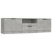 VidaXL TV-meubel 140x35x40 cm bewerkt hout betongrijs