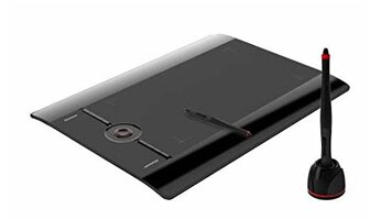 Hanvon Technology Grafische tablet - USB - Zwart - Batterijloze draadloze pen - Express Touch toetsen - 2048 niveaus - 5080LPI - incl. lettertype. Software