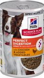 Hill's Hill's Perfect Digestion Adult Natvoer Hond met Kip & Groenten 12x363g