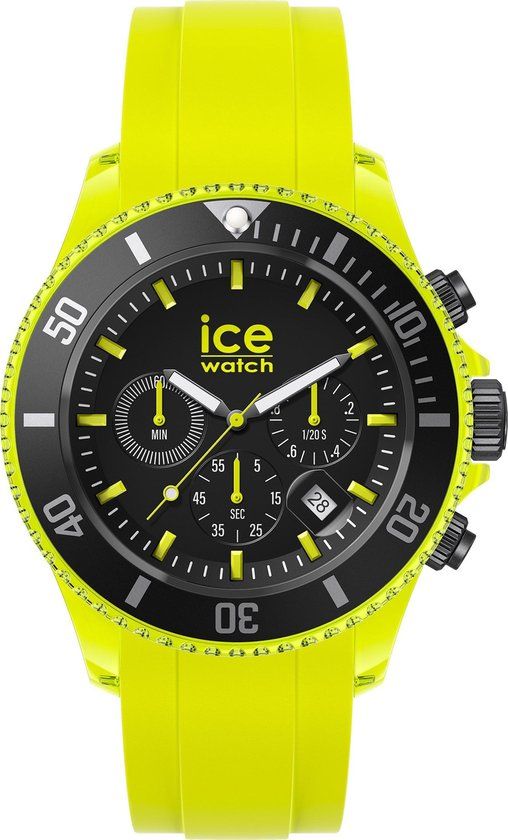 Ice-Watch ICE Chrono Neon yellow herenhorloge - Geel - 48mm