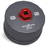 Motivx Tools MX2326-US 86,6 mm 16 fluitprecisie CNC gefreesd aluminium oliefiltersleutel compatibel met de meeste BMW- en Volvo-motoren met 86 mm cartridge-stijl oliefilterdoppen