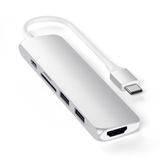 Satechi ST-SCMA2S USB-C Multi-Port Adapter - Zilver
