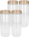 PLASTICFORTE Voorraadpot/bewaarpot - 4x - 650 ml - kunststof - beige
