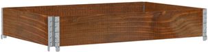 vidaXL - Jardinière - 120x80 cm - pin massif - marron