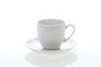 Thun 1794 Saphyr, Tasse und Untertasse, tschechisches Porzellan, 250 ml, weiß